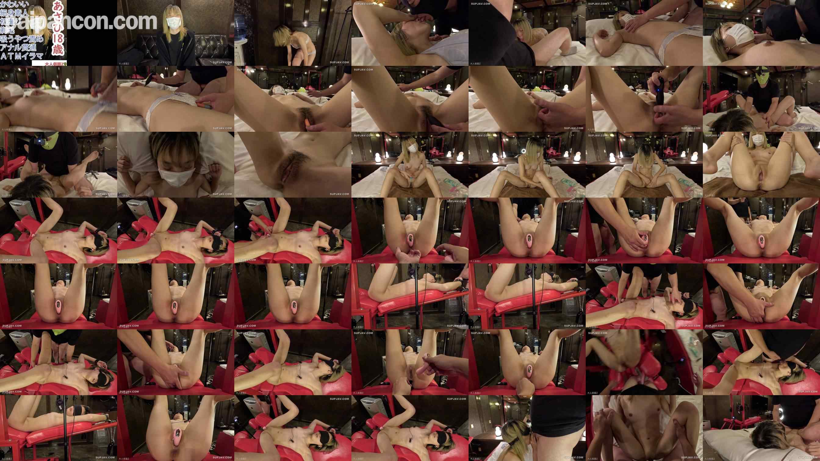 FC2-PPV-4560268 - 【素人初撮り】あさひ(18)かわいいスレンダー素人。中出して剃毛させたあと、吸うやつ放置してしたらビクビクしていた。その後、アナル貫通ATMしてそのままイラマしました。 grid.jpg